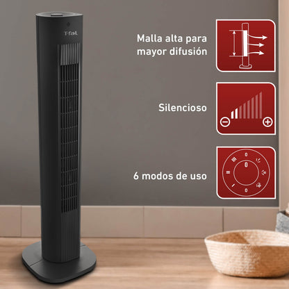 Ventilador de torre Tefal 3 velocidades - silencioso