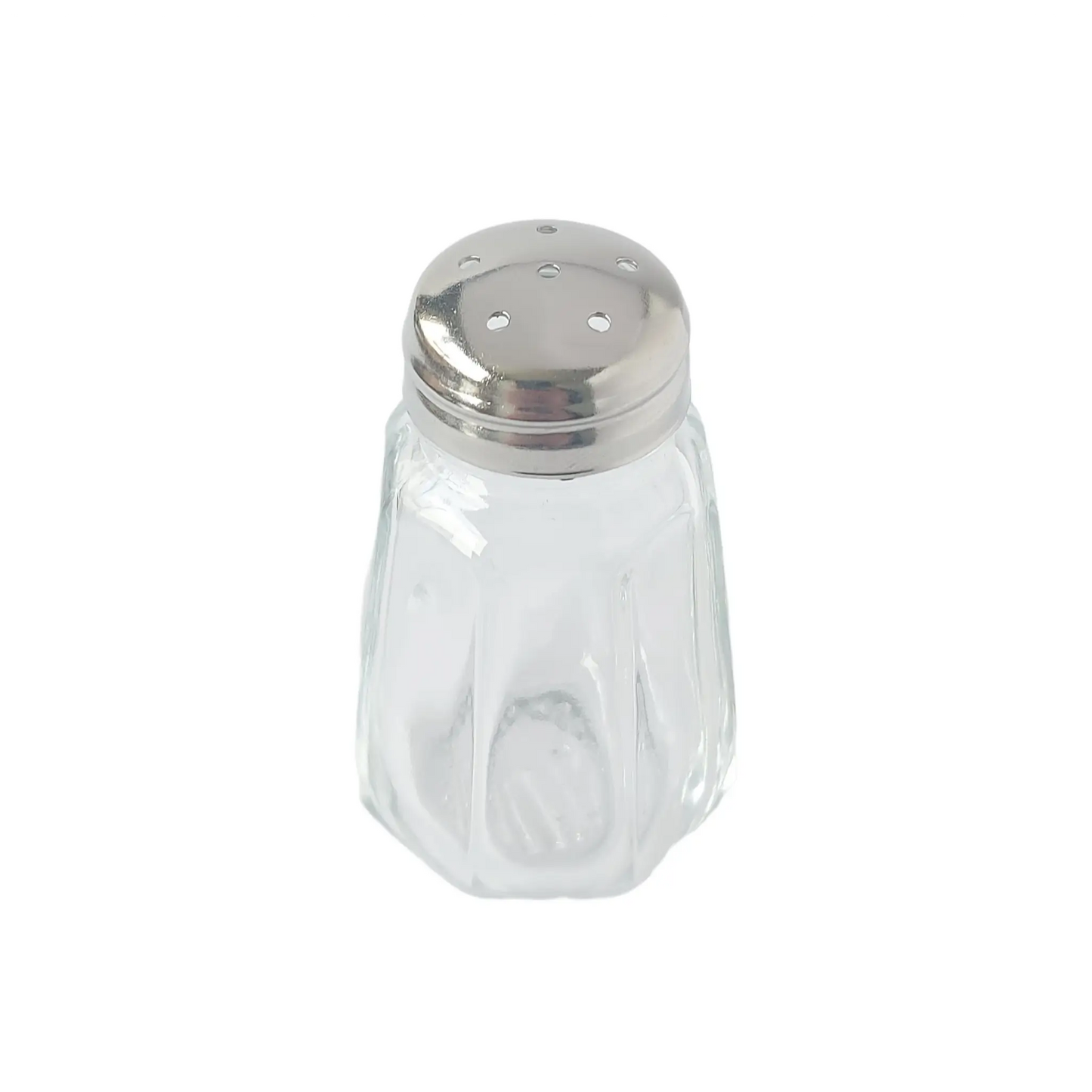 Salero Europeo de Vidrio  con tapa Acero 40ml - Uria