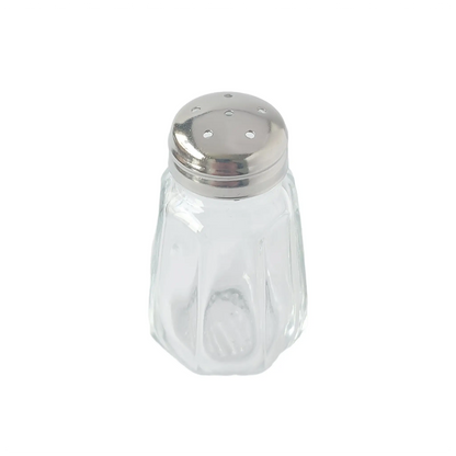 Salero Europeo de Vidrio  con tapa Acero 40ml - Uria