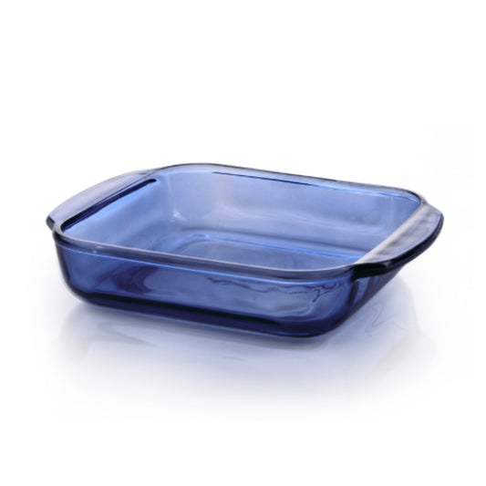 Bandeja Cuadrada de Vidrio 1.7 L Azul Denim Libbey T002