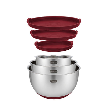 Batería de Cocina 13 Pz Acero Inoxidable Inducción Rubí Fraciel