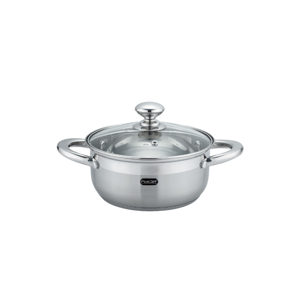 Batería de Cocina Sienna Acero Inoxidable 12 pz Fraciel