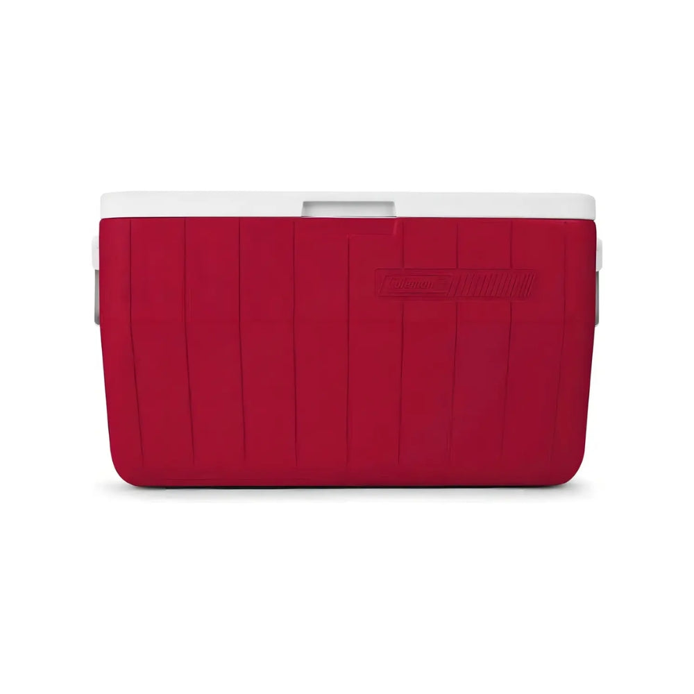 Hielera 48 Qt Rojo Con Asas Tapa Enfriador 2 Piezas Coleman