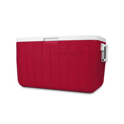Hielera 48 Qt/ 45.4 Litros/ 63 Latas Coleman Rojo
