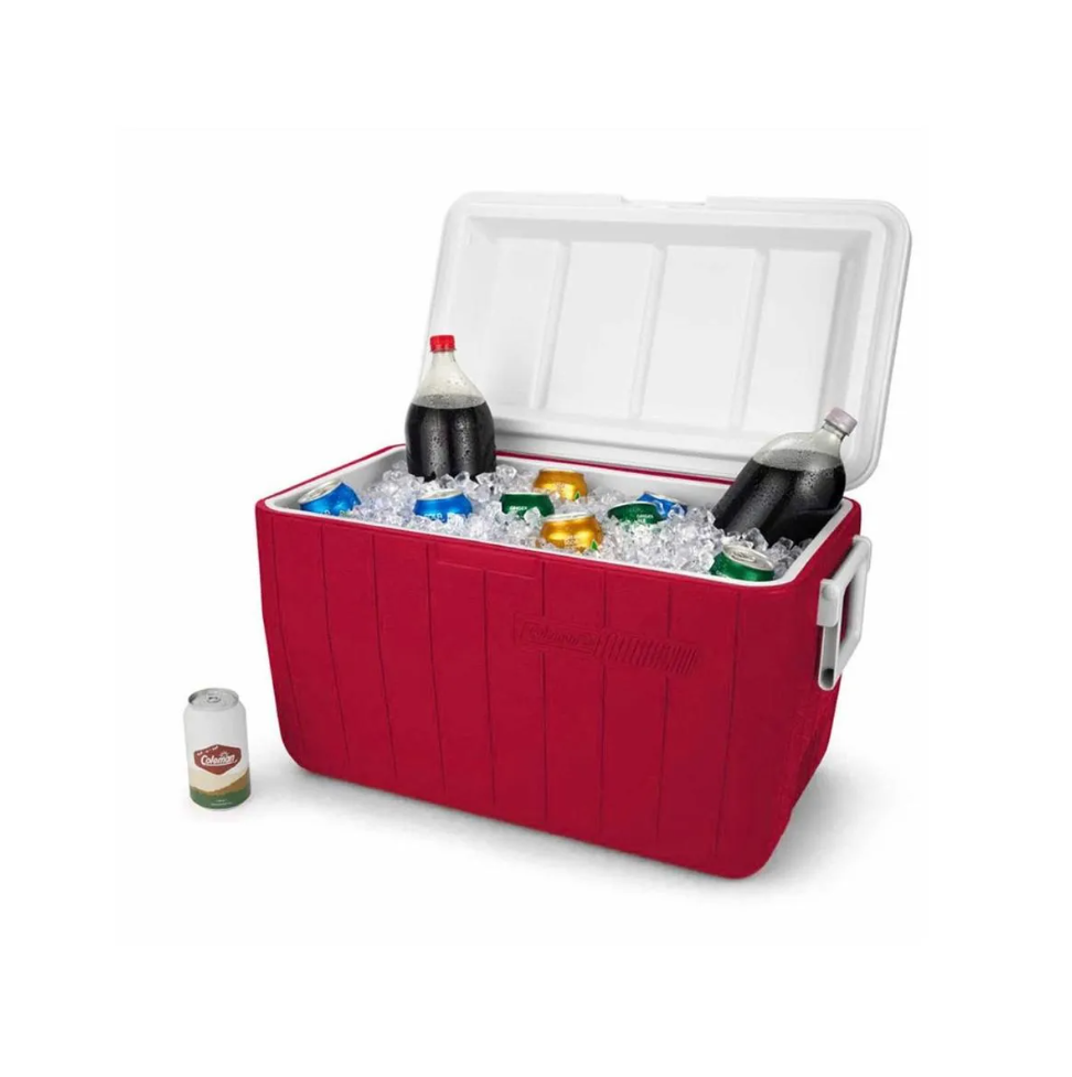 Hielera 48 Qt/ 45.4 Litros/ 63 Latas Coleman Rojo