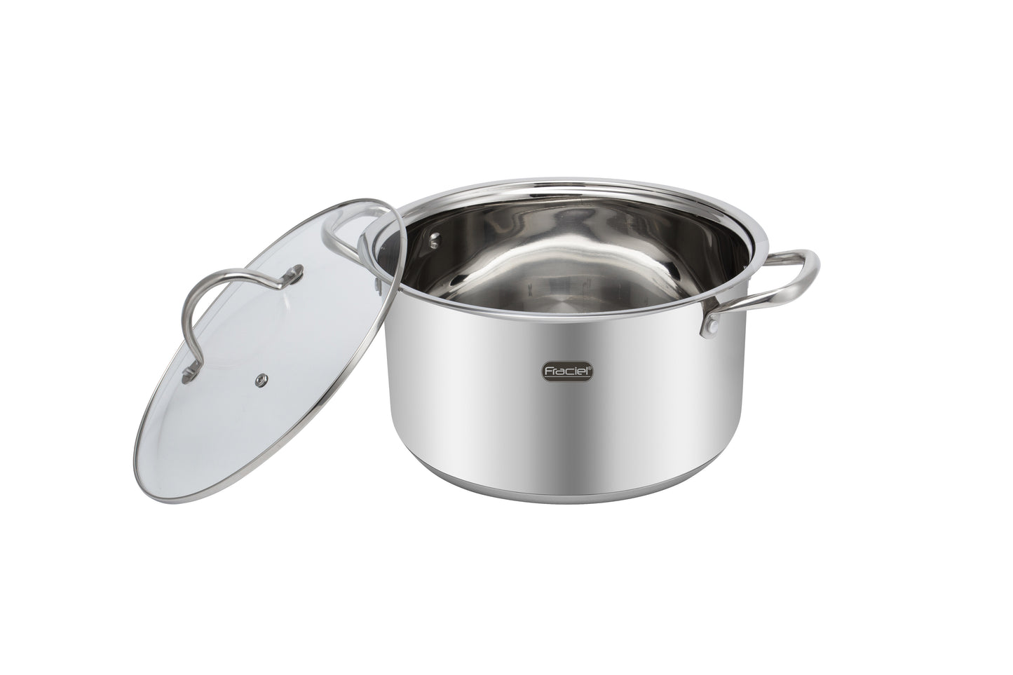 Olla Con Tapa 30 Cm/ 10 Litros Acero Inoxidable Fraciel