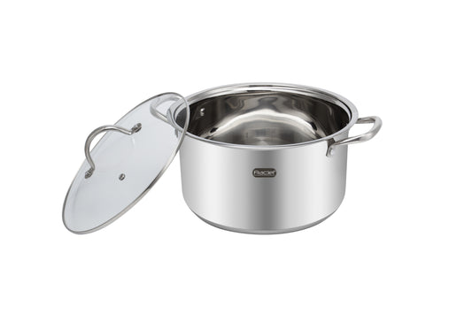 Olla Con Tapa 30 Cm/ 10 Litros Acero Inoxidable Fraciel