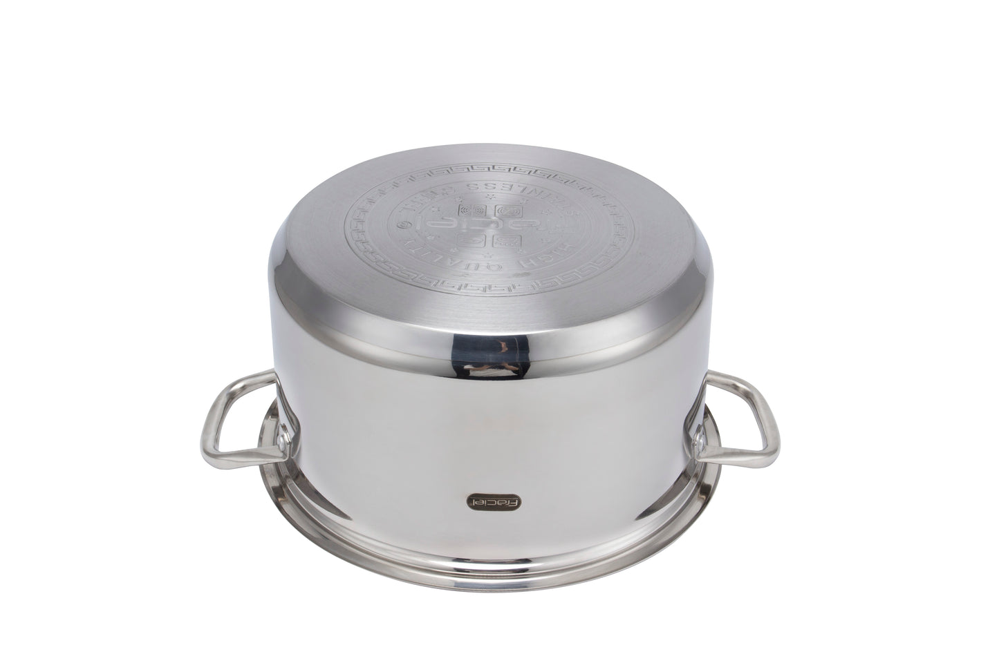 Olla Con Tapa 30 Cm/ 10 Litros Acero Inoxidable Fraciel
