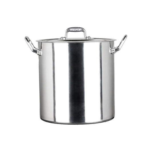 Olla Alta Aluminio 24cm | 10 L  4 mm Vasconia Acorazada