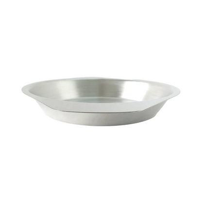 Plato Para Gratinar de Acero Inoxidable