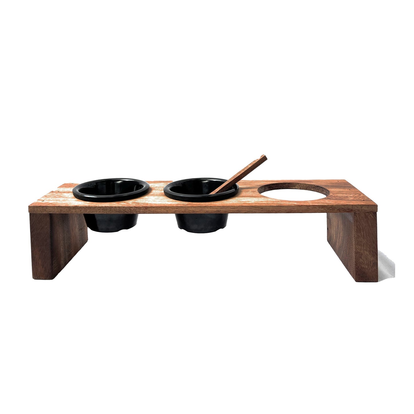 Porta ramekin de madera - Parota Natural