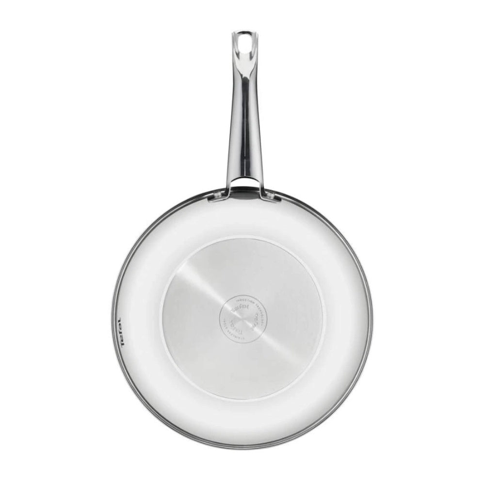 Wok Antiadherente 28 cm Acero Inoxidable Inducción Tefal