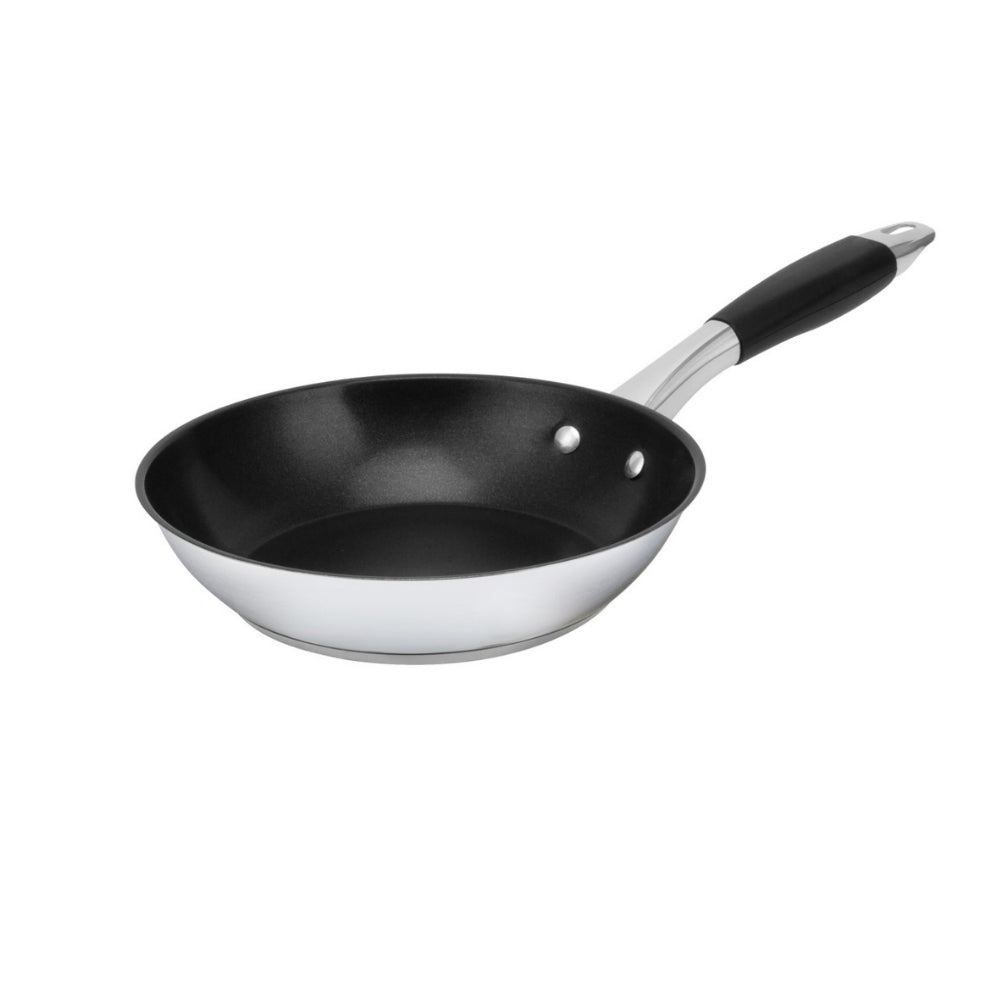 Sartén 26 cm Acero Inoxidable y Antiadherente Fraciel