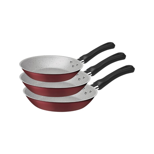 Juego de Sartenes Caribe 20, 24 y 28 cm Aluminio Tramontina