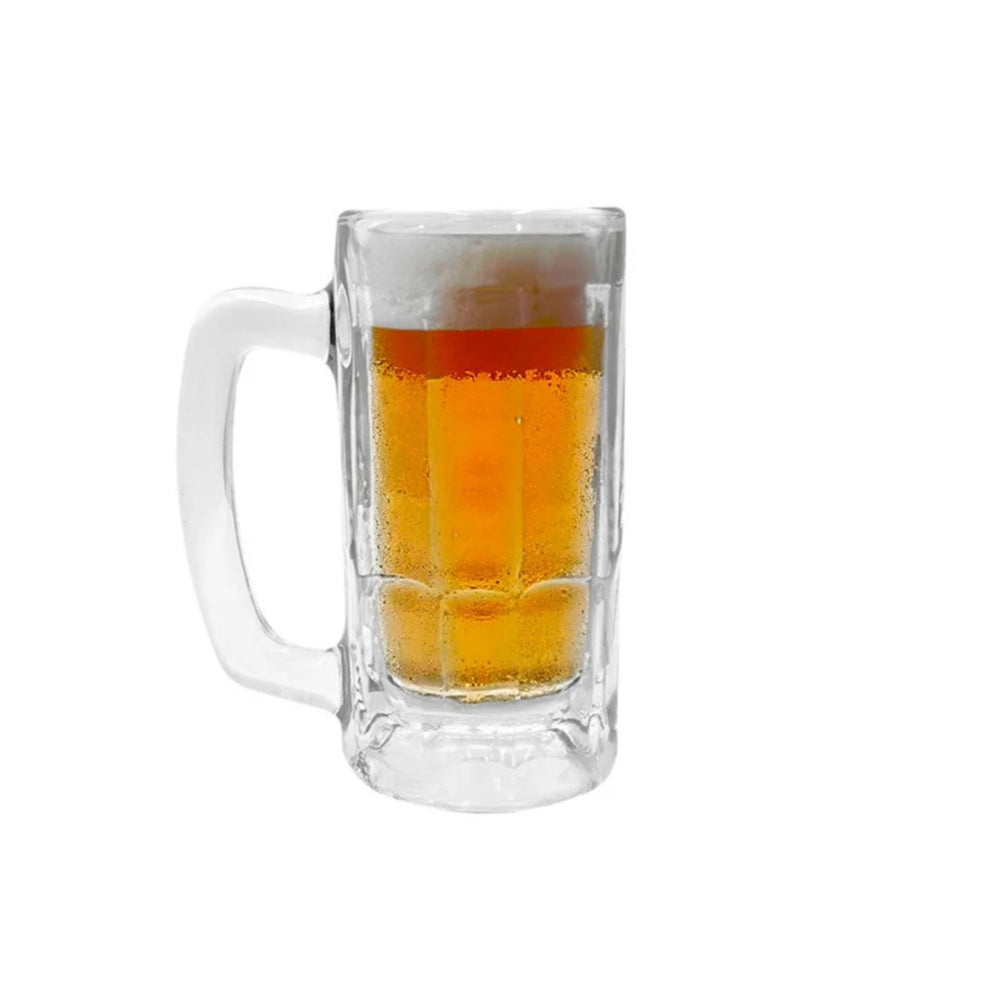 Juego 6 tarros Cerveceros 360 ml Vidrio Glassia