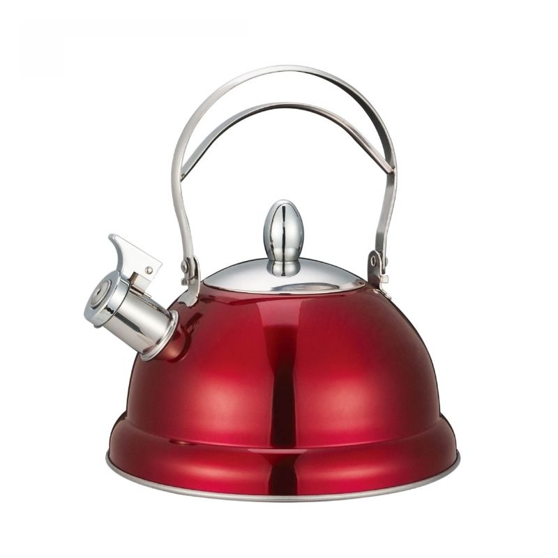 Tetera Roja 3 Lts Acero Inoxidable Fraciel