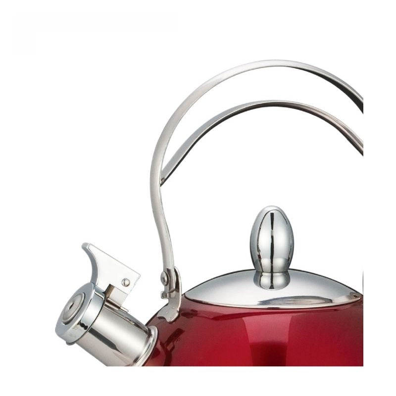 Tetera Roja 3 Lts Acero Inoxidable Fraciel